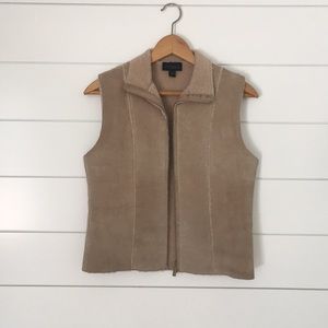 Express leather vest